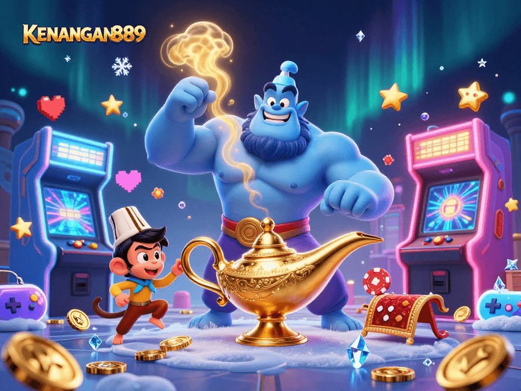 Experience the thrill of KENANGAN889 with vibrant characters and dynamic gaming elements.