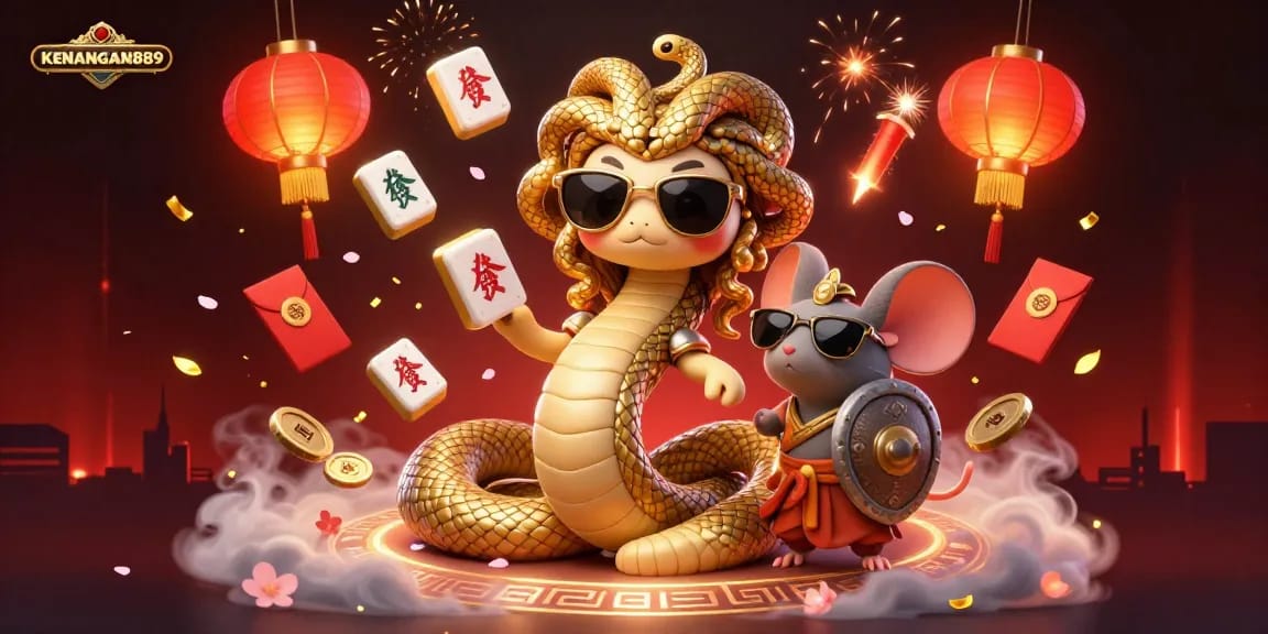 Engage with KENANGAN889 for thrilling online slots adventures amidst magical Medusa and vibrant game symbols.