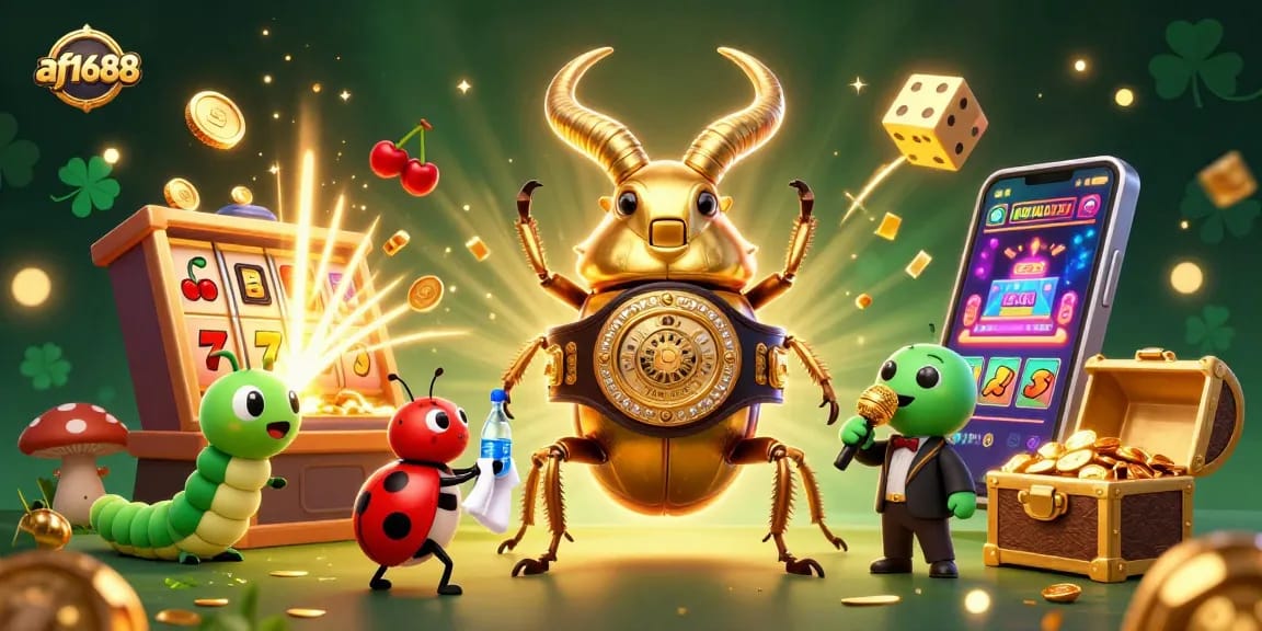 Experience thrilling gameplay at af1688 with a vibrant casino showdown featuring unique characters and elements.