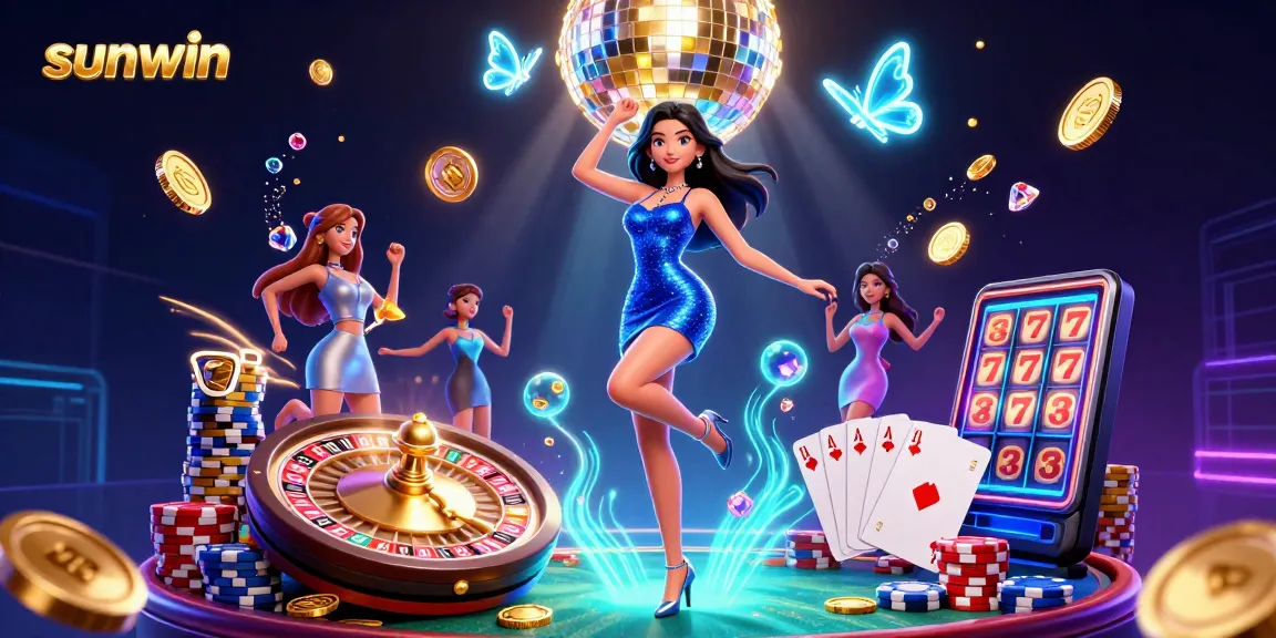 Experience the sunwin adrenaline rush with vibrant casino elements and dazzling animations of victories.