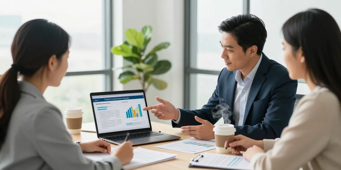 Engaging financial advisor outlining Credit Consolidation Canada solutions for a couple.
