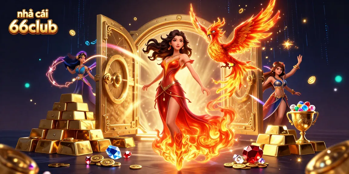 Play and win at nhà cái 66club with vibrant gaming elements and stunning visuals of excitement.