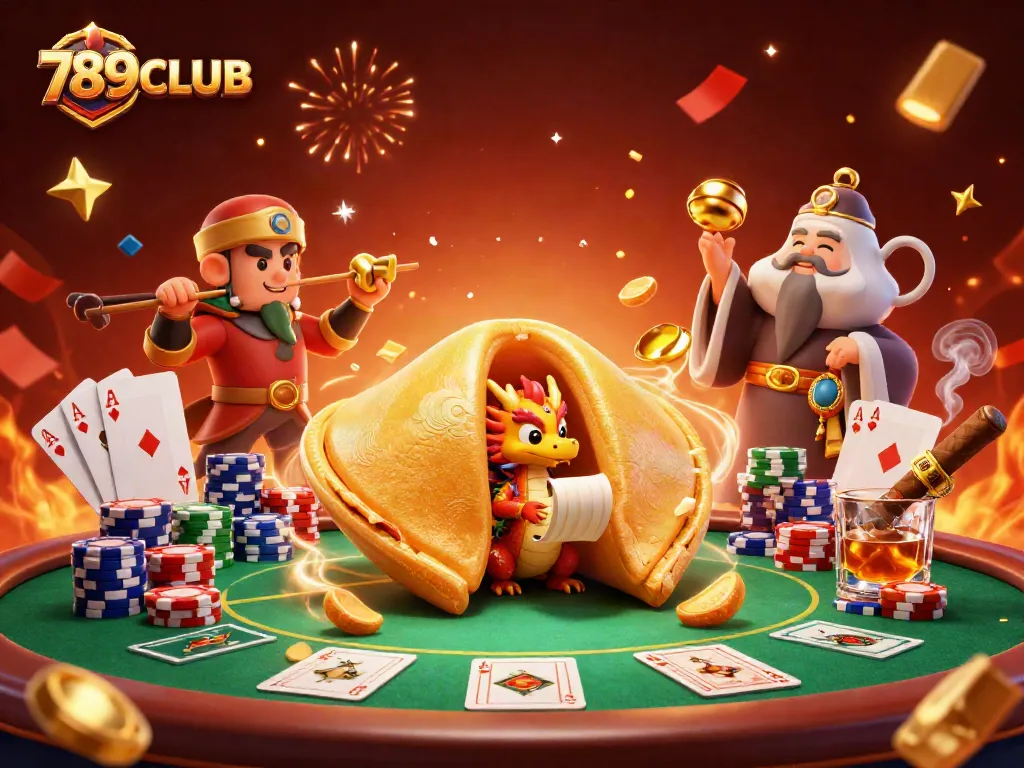 Experience the thrilling world of 789CLUB with a vibrant casino-themed illustration, rich in detail.