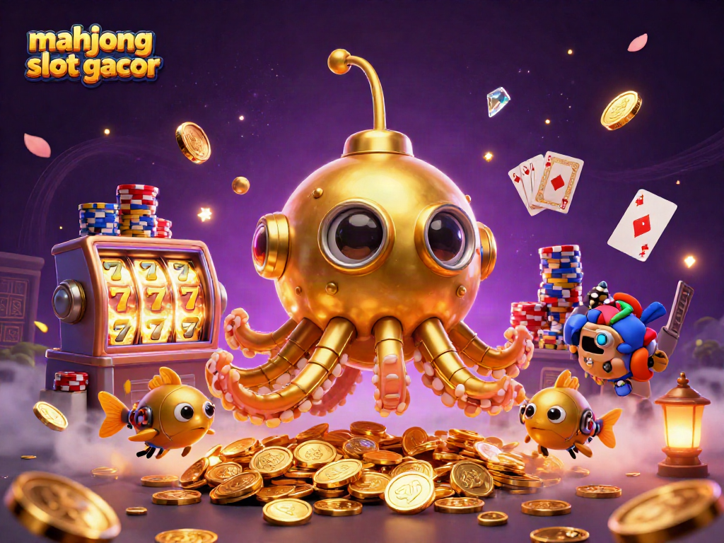 Winning strategies for mahjong slot gacor while surrounded by golden casino treasures.
