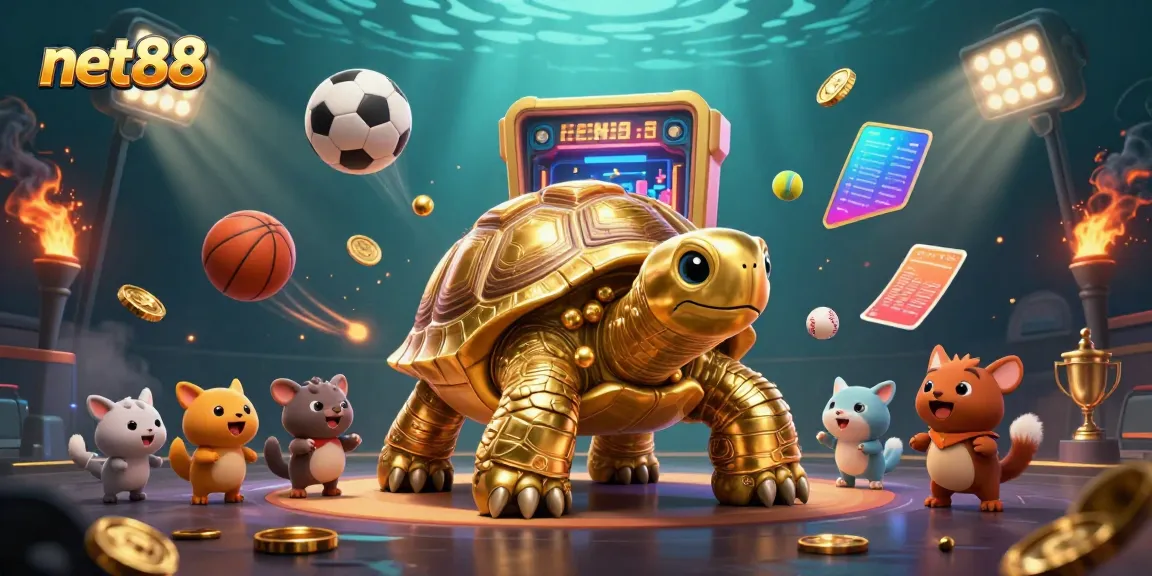 Experience thrilling moments with net88 as the golden tortoise pinball machine entertains eager players.