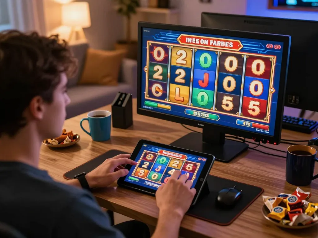 Engaging online slot gameplay experience with 79club tablet interface showcasing colorful reels
