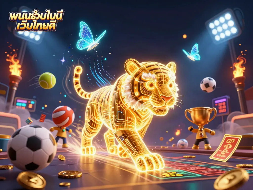 ภาพวาด 3D ออนไลน์สุดล้ำที่แสดงให้เห็นถึงการเคลื่อนไหวในพนันออนไลน์ เว็บไหนดี ด้วยสัญลักษณ์คาสิโนที่หลากหลาย