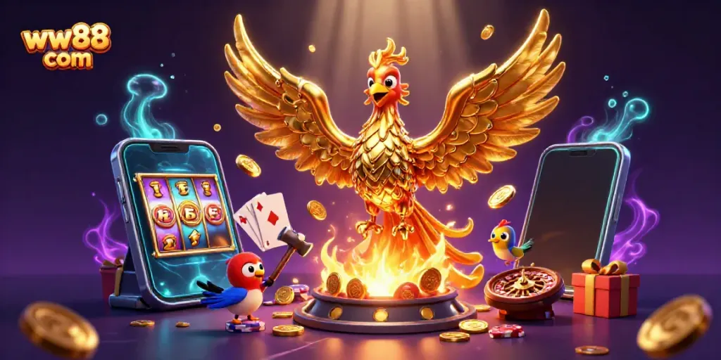 Experience winning moments with the captivating golden phoenix and dynamic gameplay at ww88 com.