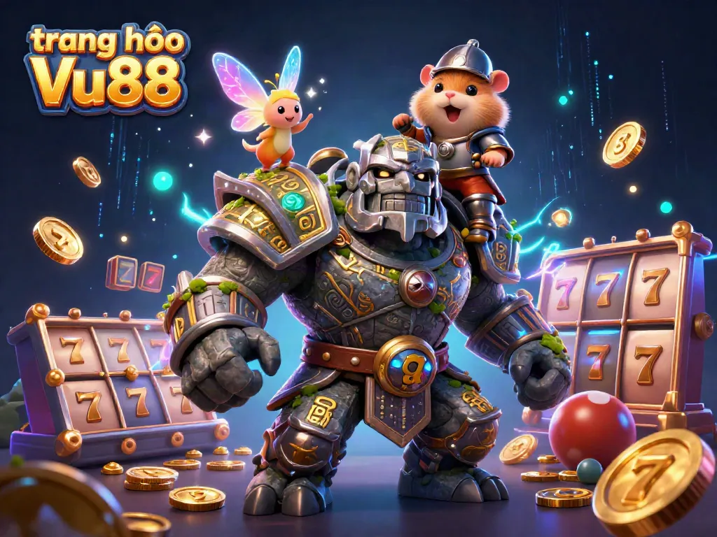 Experience the dynamic excitement of trang chủ Vu88 with 3D characters and colorful slots!