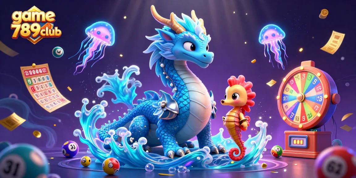 Play the exciting game 789club with colorful lottery elements and adorable sea-themed characters!