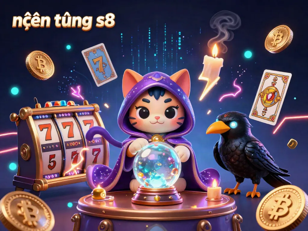 Engage with exciting slots and jackpots on nền tảng s8, featuring mysterious characters and vibrant graphics.