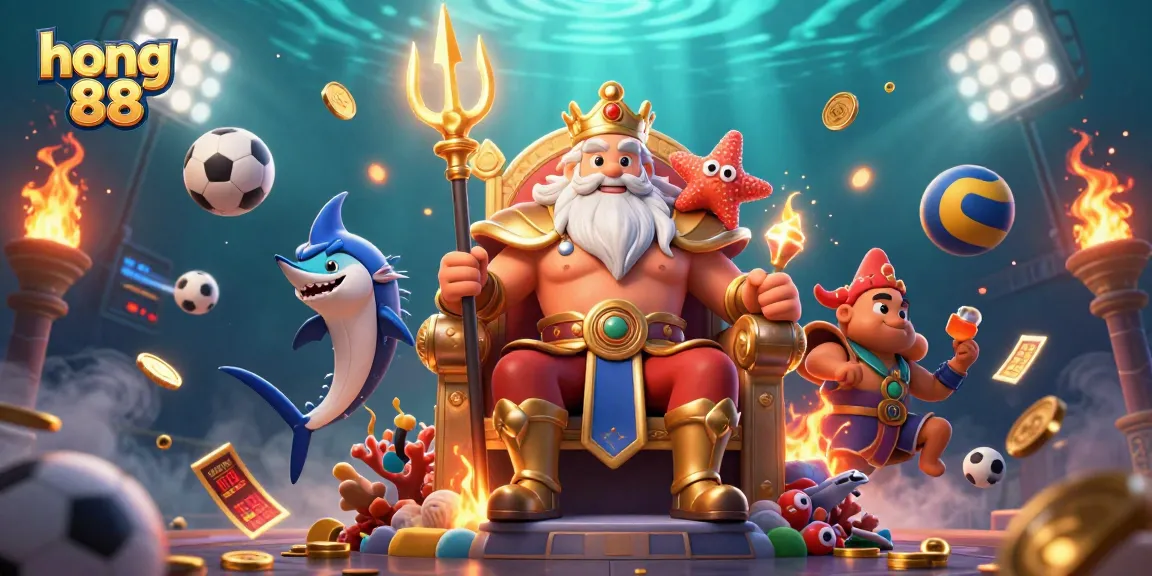 Engage in thrilling gambling action with hong 88 as Neptune and allies guard the treasure