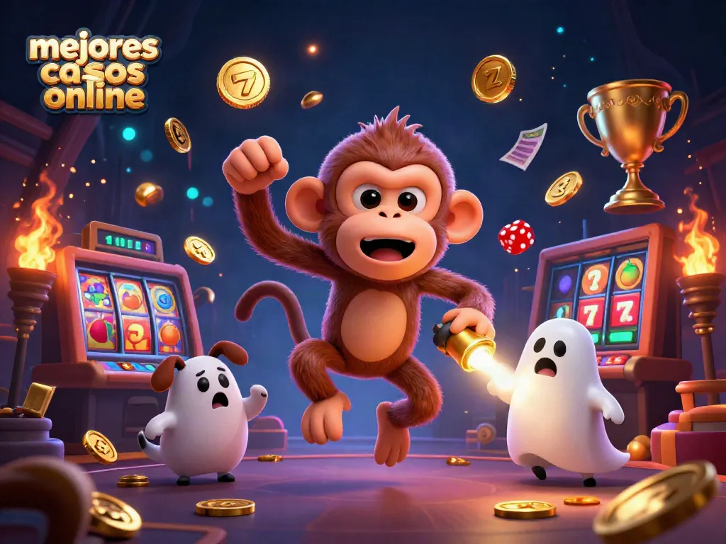 Juega en los mejores casinos online con un mono fantasma y un perro cazador asustado.