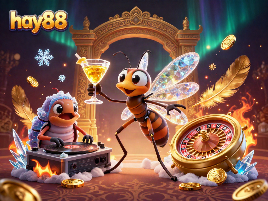 Experience exciting gameplay at hay88 with animated casino mascots and dynamic gaming elements.