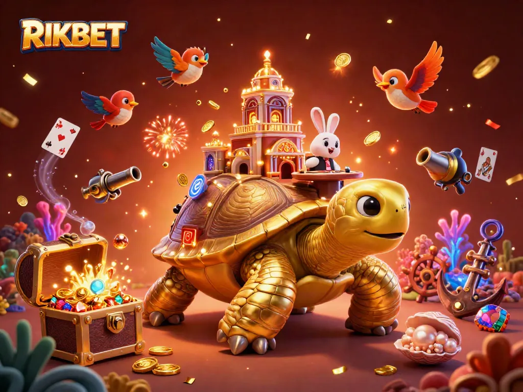 Experience the thrill of RIKBET with an immersive 3D casino adventure filled with treasures and fun.