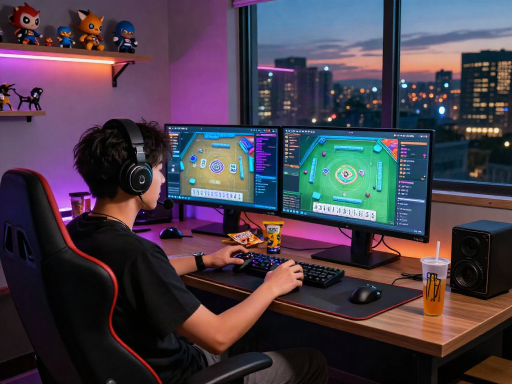Engaging MahjongJP88 Official online gaming session with vibrant setup and dynamic atmosphere.