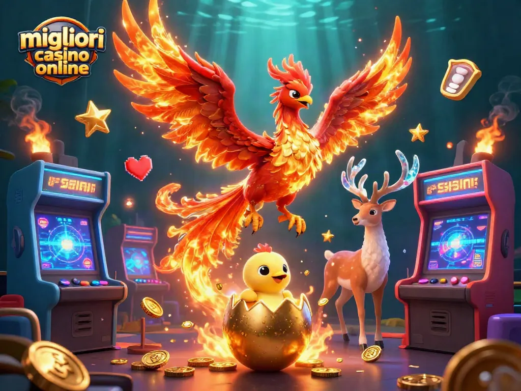 Scopri i migliori casino online con la fenice ardente, giochi colorati e atmosfere magiche.