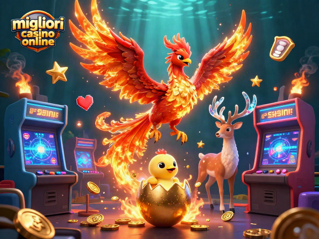 Scopri i migliori casino online con la fenice ardente, giochi colorati e atmosfere magiche.