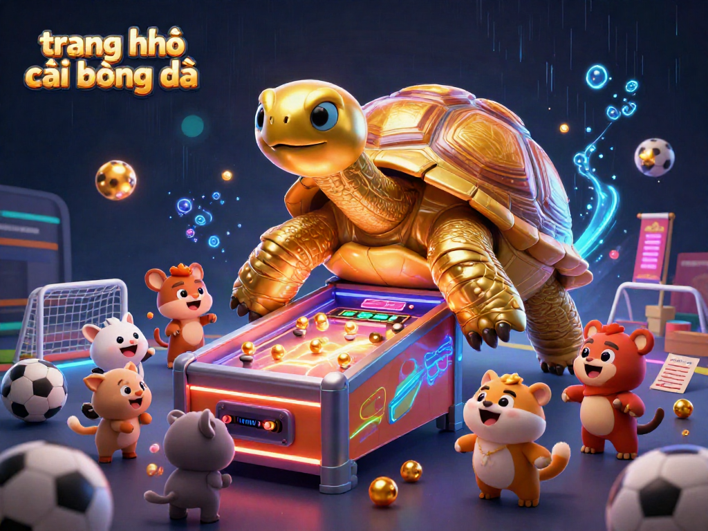 Khám phá trang nhà cái bóng đá với hình ảnh rùa vàng khổng lồ đang thu hút người chơi.