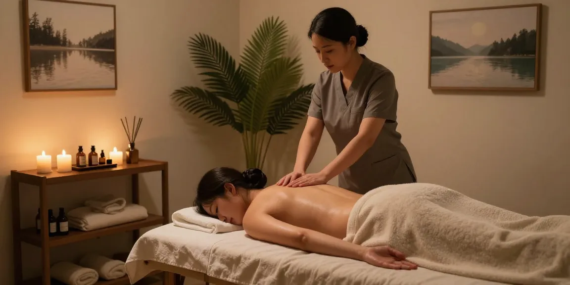 Experience top-notch 강남출장마사지 in a tranquil massage therapy room with soothing ambiance.