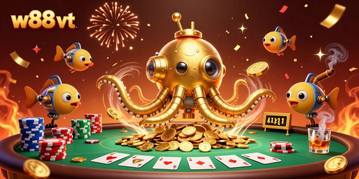 Trải nghiệm w88 vt ngay trên một bảng poker đầy ấn tượng giữa biển vàng.