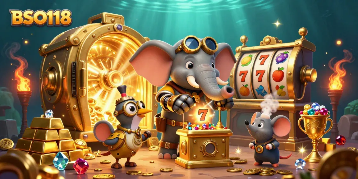 Experience thrilling wins at BSO118 with a steampunk-themed slot machine adventure.