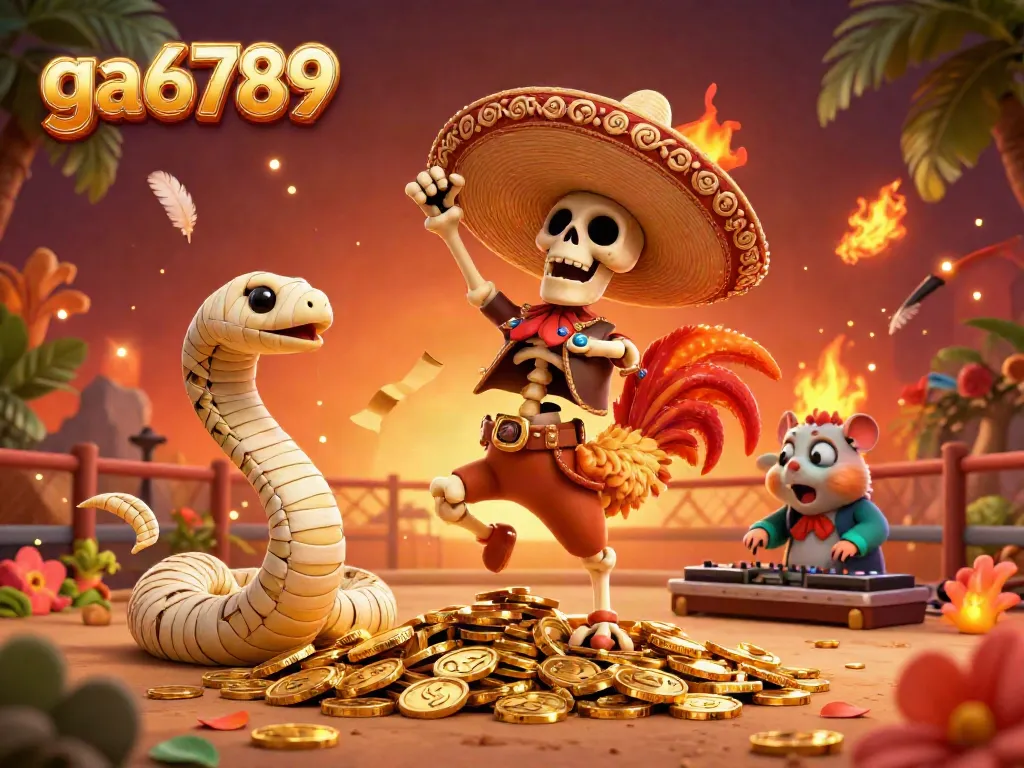Watch the colorful ga6789 cockfighting scene with vibrant characters and a dynamic arena atmosphere.