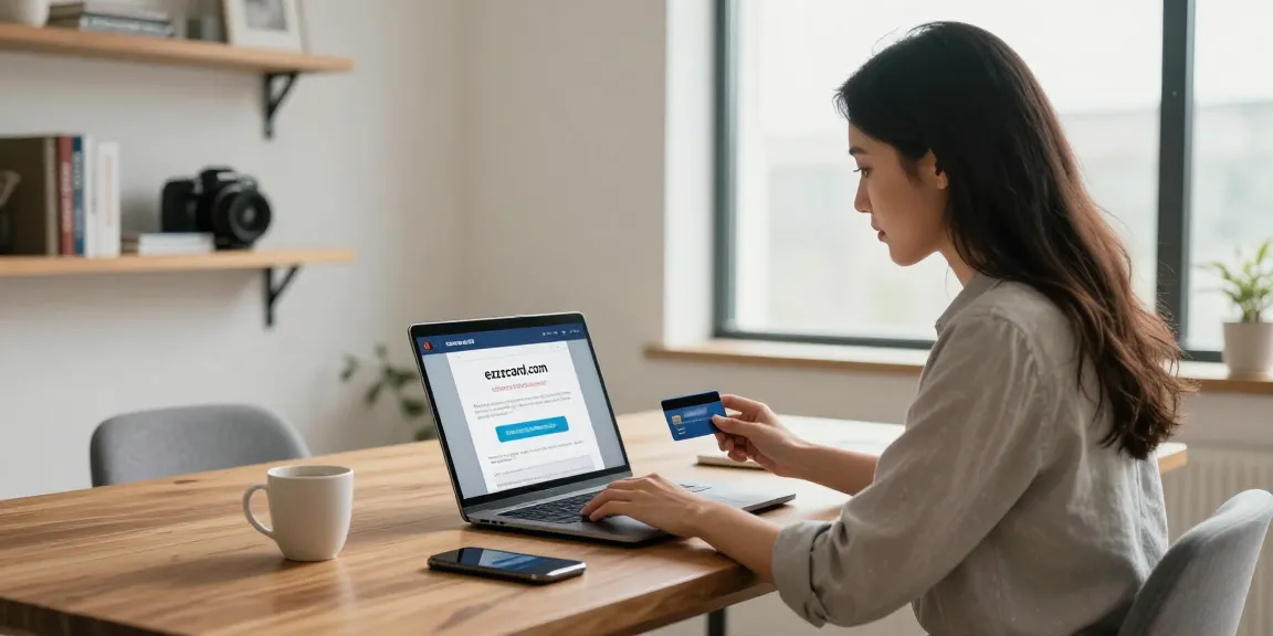 Explore ezzocard.com for innovative virtual prepaid card solutions in a modern home office atmosphere.
