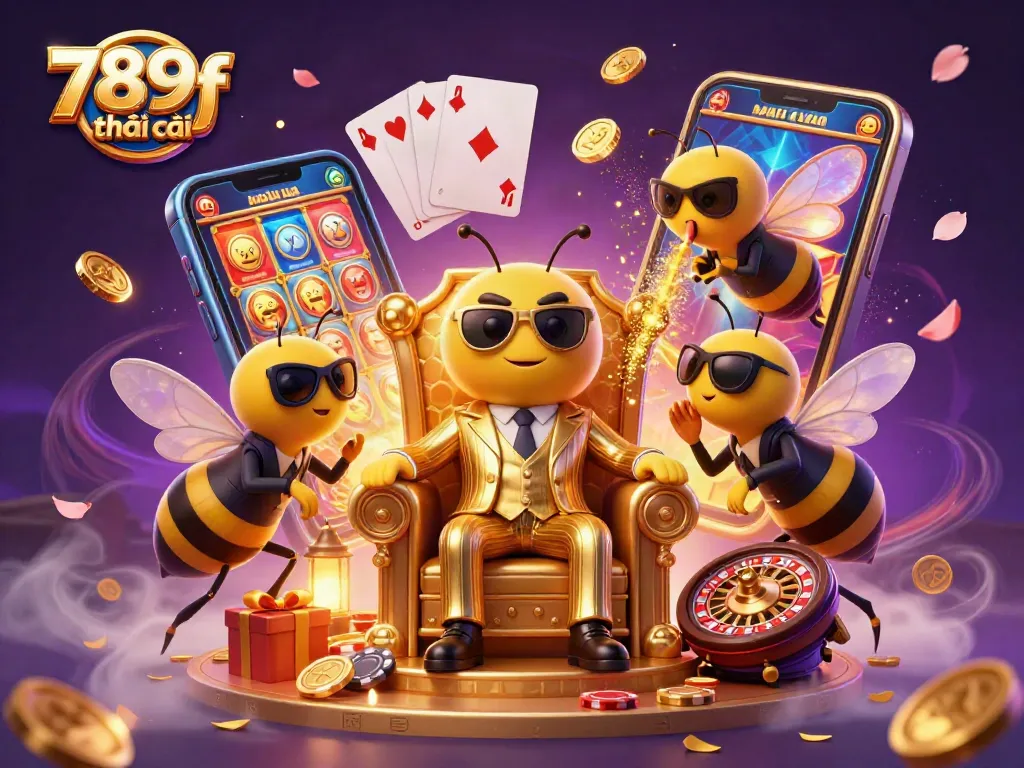Spin winning reels with 789f nhà cái’s dynamic casino illustration packed with action and excitement.