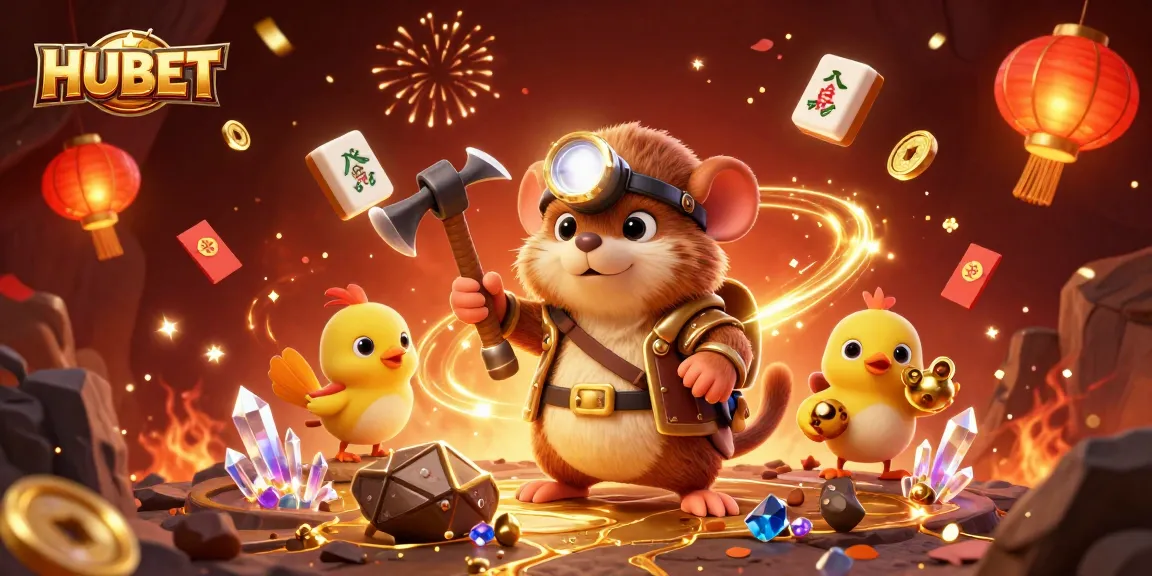 HUBET offers thrilling casino experiences with dynamic gaming elements in a vibrant 3D scene.