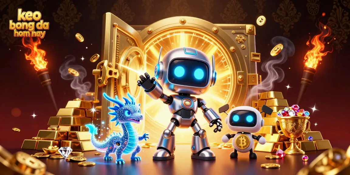 Engage in exciting sports betting with keo bong da hom nay, featuring dynamic characters and glittering casino treasures.
