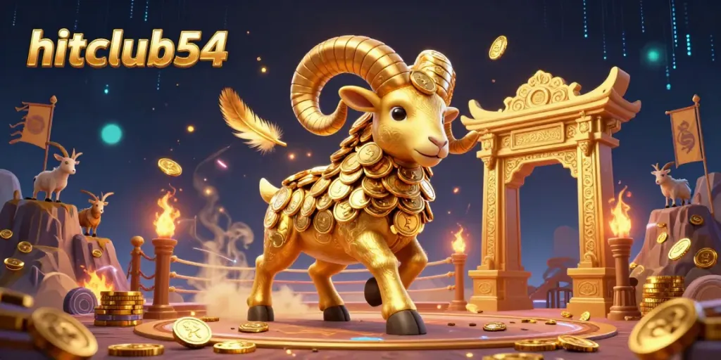 Experience the thrill of hitclub54 in a vibrant casino setting with dynamic characters and gambling elements.