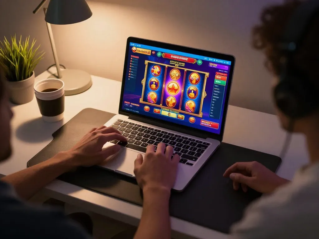 Experience thrilling online slots at vegasslot77 with vibrant graphics and engaging gameplay from home.