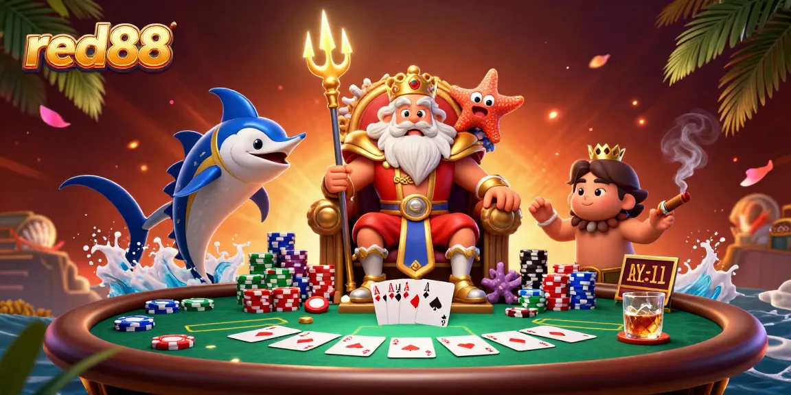 Play exciting games at red88 with vibrant characters and rich casino elements.