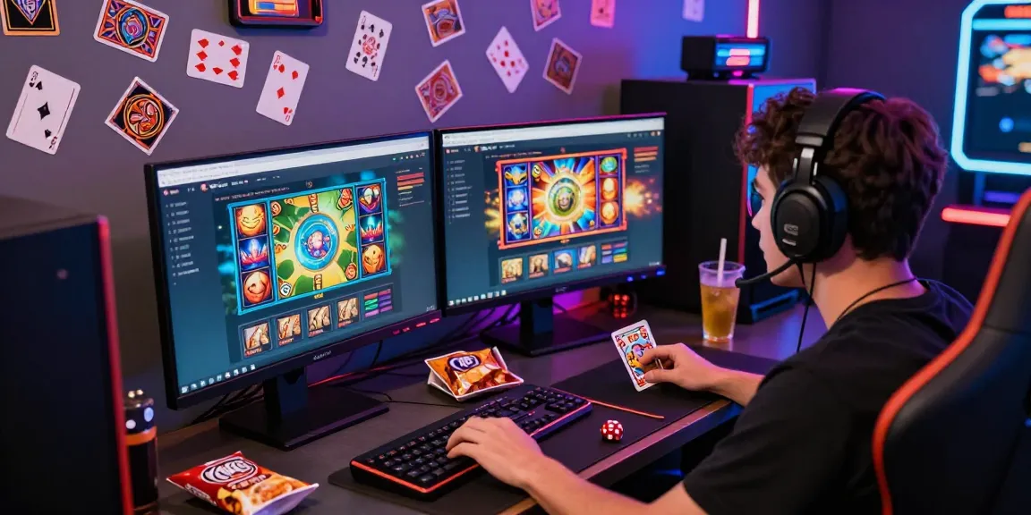 Exciting online gaming experience with Yo88 platform, showcasing vibrant visuals and an engaged gamer.