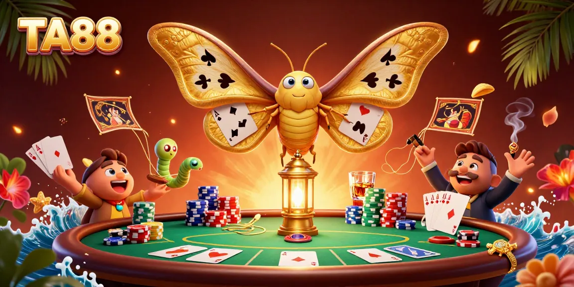 Join the excitement at TA88 with a vibrant poker scene showcasing colorful chips and cards.