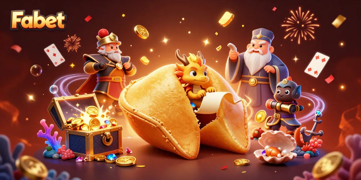 Fabet offers exciting gameplay with a dynamic illustration of casino elements and characters.