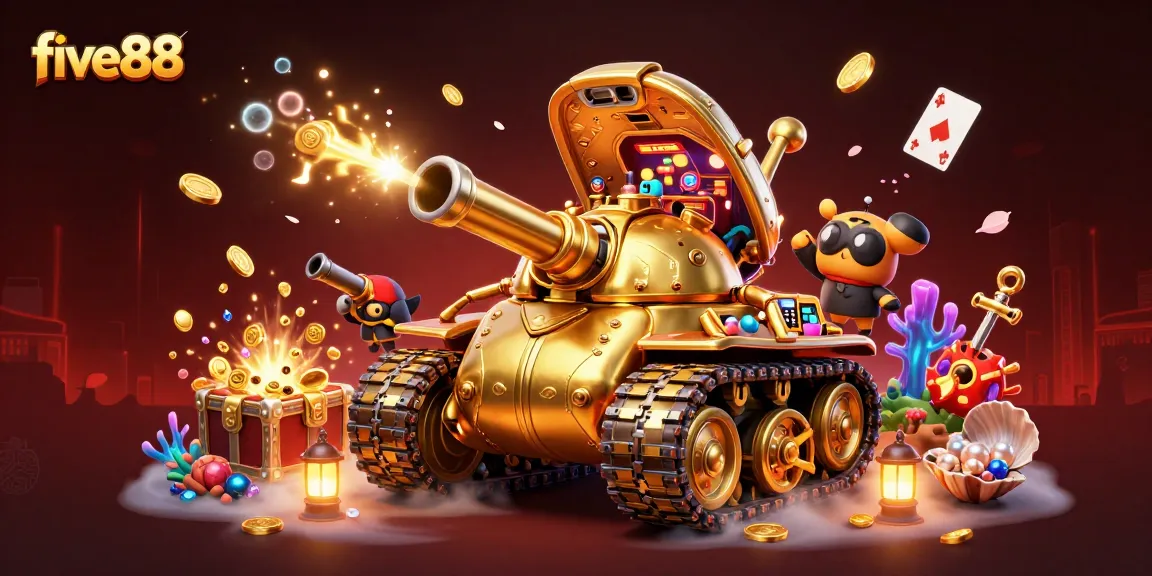 Experience the thrill of five88 gaming in an immersive casino scene bursting with excitement.