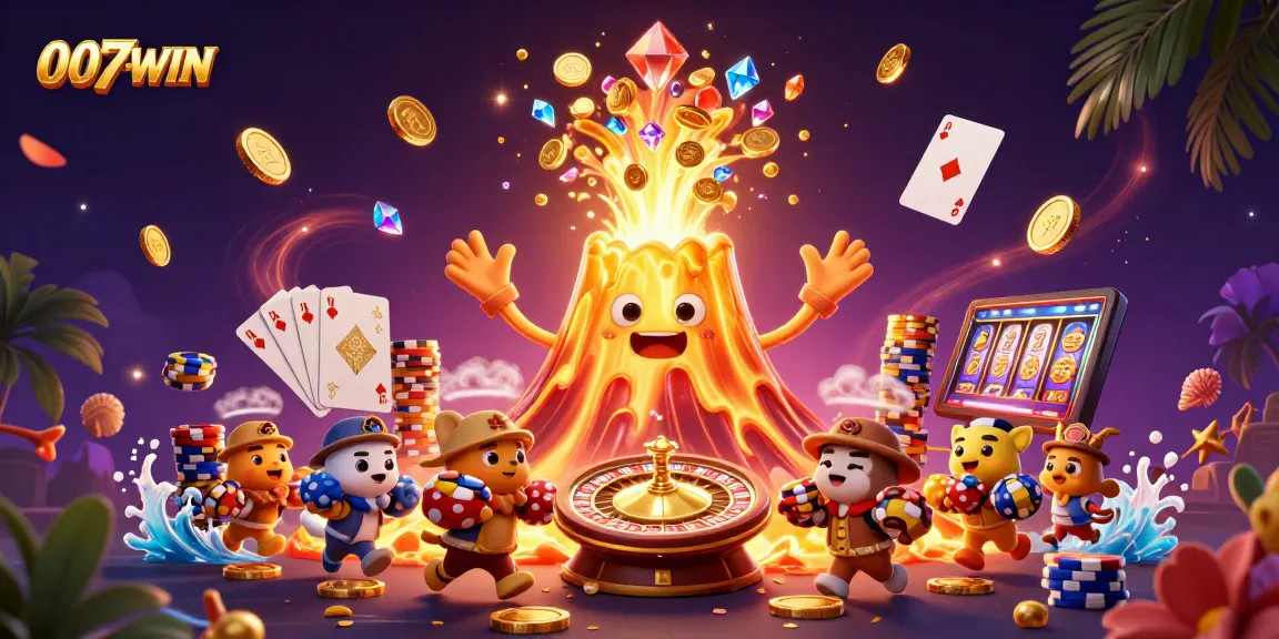 Experience the excitement of 007WIN with dynamic casino elements and treasures galore.