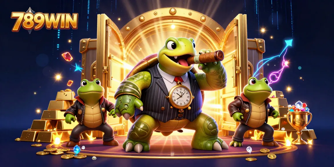 Join the winning fun at 789WIN with treasures galore in this lively casino scene.