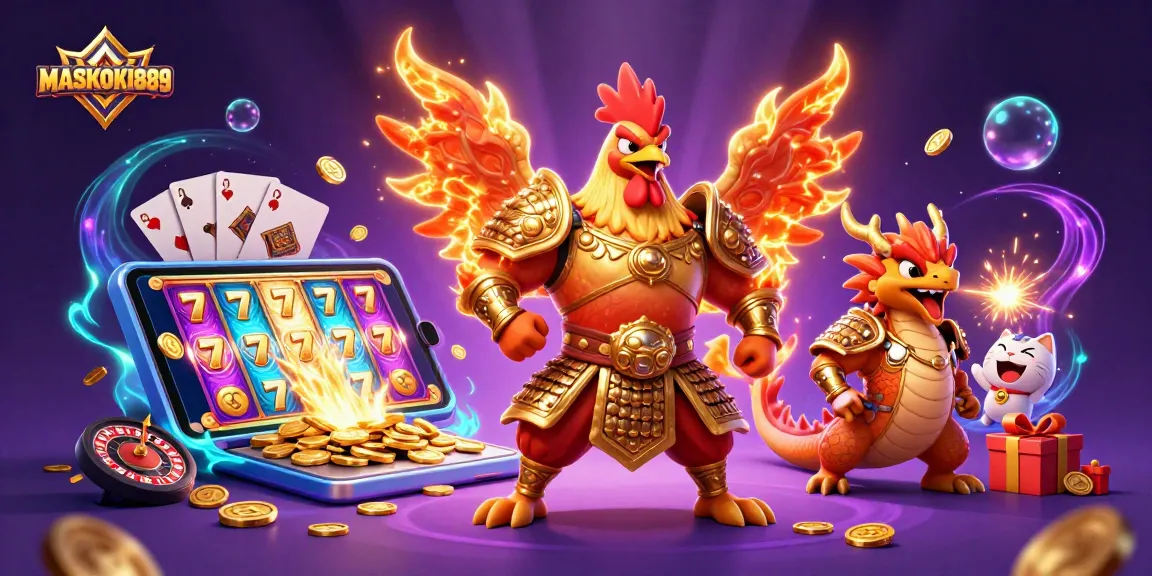 Experience winning strategies with MASKOKI889 through vibrant games and unique characters.