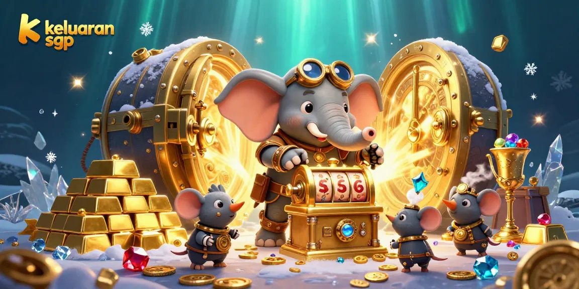 Engage with keluaran sgp data through a lively steampunk-themed casino scene filled with treasures.